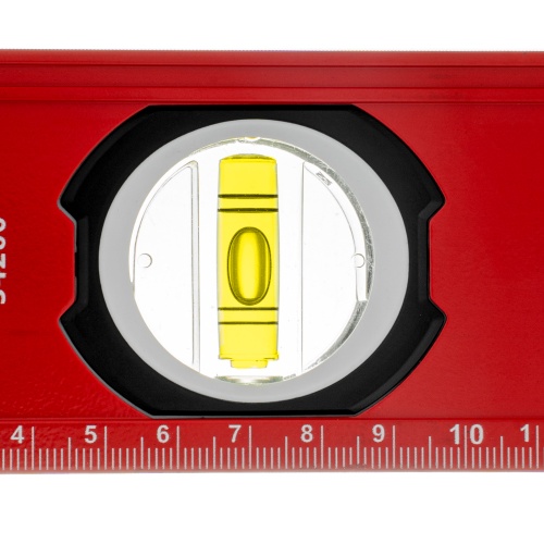 Уровень алюминиевый, фрезерованный, 3 глазка, 400 мм Matrix фото 6