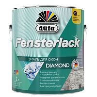 Эмаль для окон и дверей Dufa Aqua-Fensterlack глянцевая белая 2 л