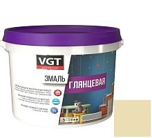 Эмаль универсальная VGT глянцевая Ral 1015 кремовая 2,5 кг