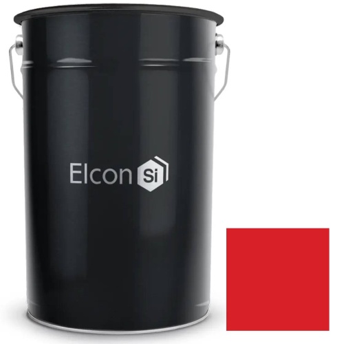 Эмаль термостойкая Elcon КО-8101 400 градусов красная 25 кг