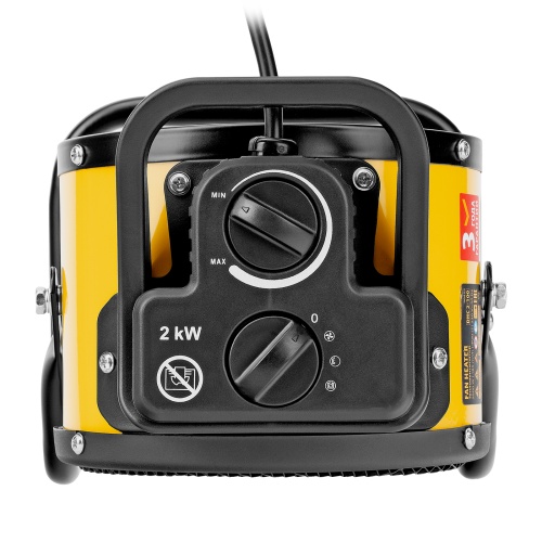 Тепловая пушка, керамический нагреватель (тепловентилятор) DHC 2-100, 230 В, 0.025/1/2 кВт Denzel фото 11