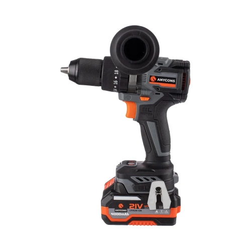 Бесщеточная ударная дрель-шуруповерт Anycons 150Нм, 21В, 1 акб, AC-ID21091 5345400 фото 7
