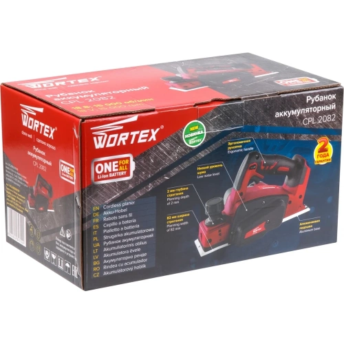 Аккумуляторный рубанок WORTEX CPL 2082 ALL1 CPL208200029 фото 9
