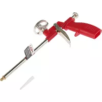 Пистолет для монтажной пены ЛОМ пластиковый корпус 1935495