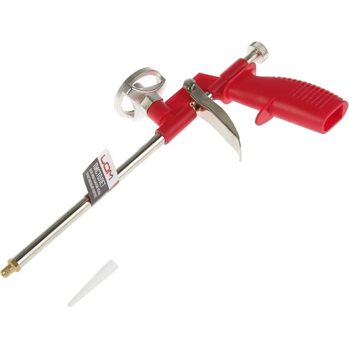 Пистолет для монтажной пены ЛОМ пластиковый корпус 1935495