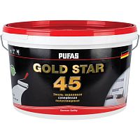 Эмаль акриловая Pufas Gold Star 45 морозостойкая полуглянцевая супербелая 9 л/11,9 кг