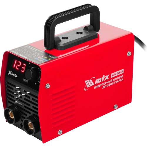 Инверторный аппарат дуговой сварки MTX MMA-200BS, 200 А, ПВ 60пр// 94398 Инверторный аппарат дуговой сварки MTX MMA-200BS, 200 А, ПВ 60пр// 94398