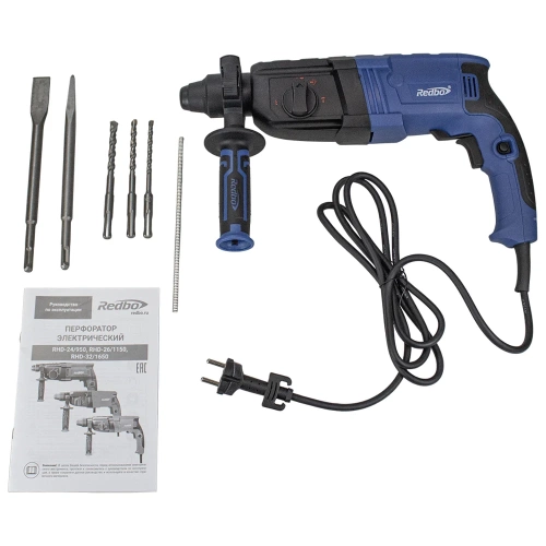 Перфоратор электрический Redbo RHD-32/1650 (1650Вт,SDS-plus, 0-4900 уд/мин, 3.3Дж) 39839 фото 7 Перфоратор электрический Redbo RHD-32/1650 (1650Вт,SDS-plus, 0-4900 уд/мин, 3.3Дж) 39839 фото 7