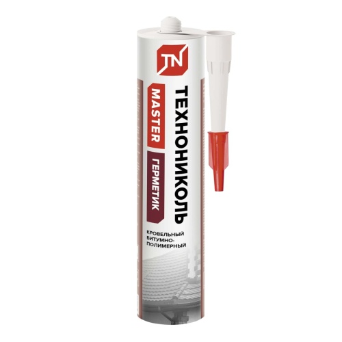 Герметик ТЕХНОНИКОЛЬ кровельный битумно-полимерный черный, 310 мл