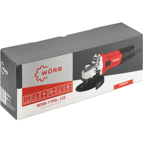Угловая шлифовальная машина WORB (УШМ) WSM-1100L-125AS 1000204L1 фото 7 Угловая шлифовальная машина WORB (УШМ) WSM-1100L-125AS 1000204L1 фото 7