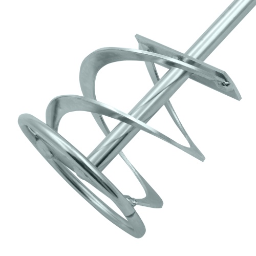 Миксер для красок и штукатурных смесей, 80 х 400 мм, оцинкованный, хвостовик SDS Plus Denzel фото 2