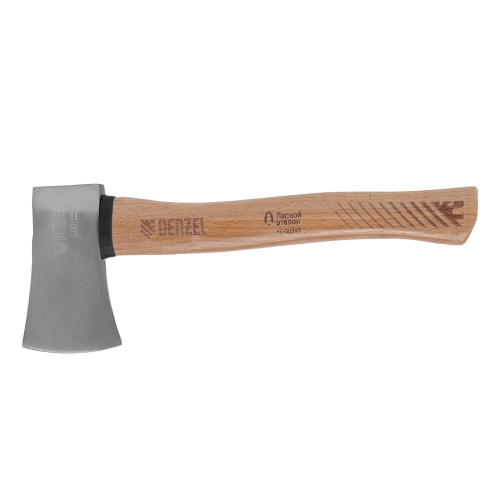 Топор кованый, 680 г, американский тип, буковая рукоятка, 360мм, EFP Denzel фото 2
