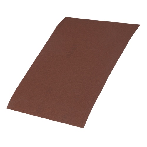 Шлифлист на тканевой основе, зернистость №0, 240 х 170 мм, 10 шт, водостойкий, "БАЗ" фото 2