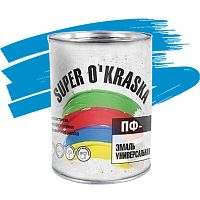 Эмаль Super Okraska ПФ-115 голубая глянцевая 1,9 кг