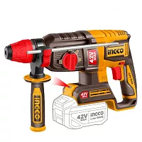 Аккумуляторный перфоратор INGCO 42В 4,5 Дж, б/щ (2) INDUSTRIAL CRHLI422882
