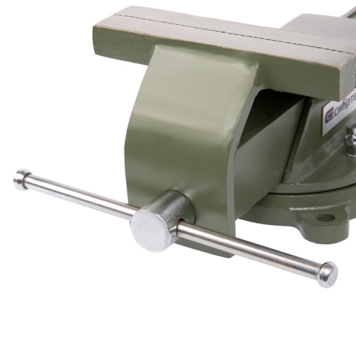 Тиски слесарные, 150 мм, стальные, поворотные Сибртех фото 7