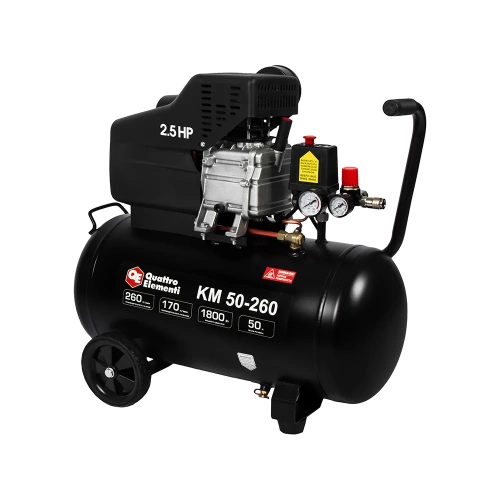 Поршневой масляный компрессор QUATTRO ELEMENTI KM 50-260 248-498 фото 3