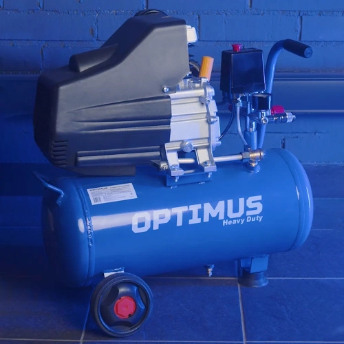 Поршневой компрессор Optimus 300л/мин, 2.2 кВт, 220 В, ресивер 24 л hd OPT-302430 фото 11