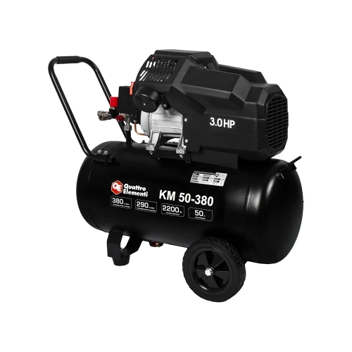 Поршневой масляный компрессор QUATTRO ELEMENTI KM 50-380 248-504 фото 6