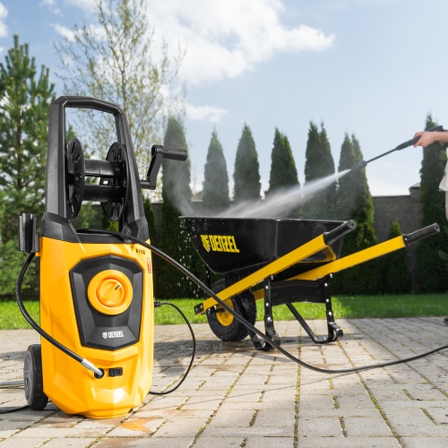 Моечная машина высокого давления R-170D, 2000 Вт, 170 бар, 360 л/ч, с барабаном Denzel фото 23