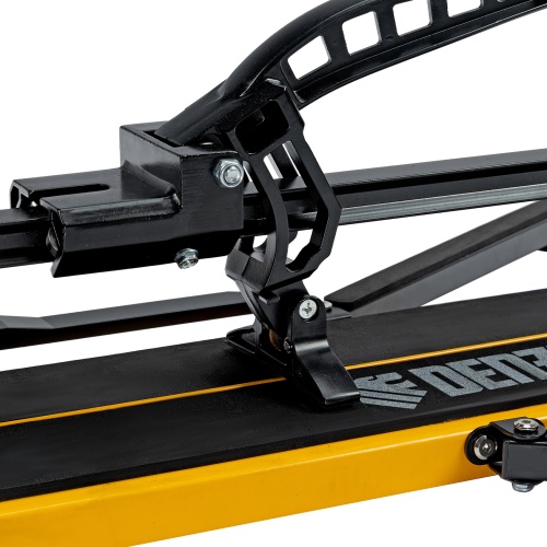 Плиткорез рельсовый 800х16мм, каретка на подш., стальная станина, усил. рукоятка-пенал Denzel фото 7