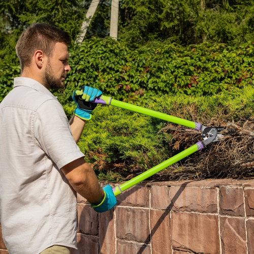 Сучкорез с наковальней, 710 мм, двухрычажный механизм, двухкомпонентные рукоятки, Palisad фото 8 Сучкорез с наковальней, 710 мм, двухрычажный механизм, двухкомпонентные рукоятки, Palisad фото 8