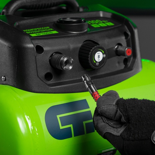 Компрессор воздушный безмаслянный BL 1100/6 1100Вт, ресивер 6 литров, 180 л/мин Сибртех фото 17