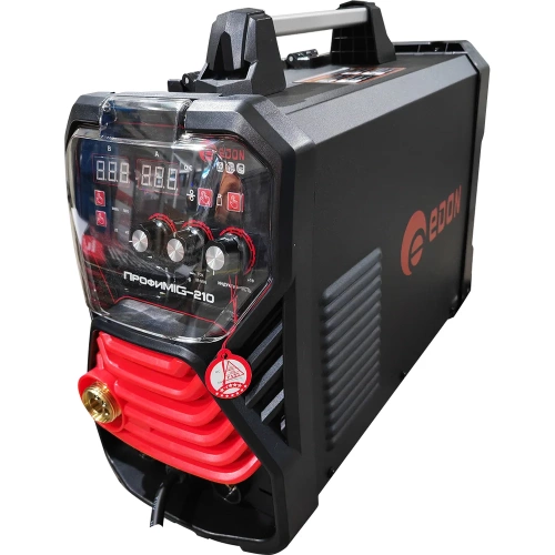 Сварочный инверторный полуавтомат EDON ПрофиMIG-210 (MIG (Co2, MIX, FCAW) 50-210A 0.8-1 мм, MMA 20-210A, 2-4 мм, 2T/4T, два дисплея 25072 фото 3 Сварочный инверторный полуавтомат EDON ПрофиMIG-210 (MIG (Co2, MIX, FCAW) 50-210A 0.8-1 мм, MMA 20-210A, 2-4 мм, 2T/4T, два дисплея 25072 фото 3