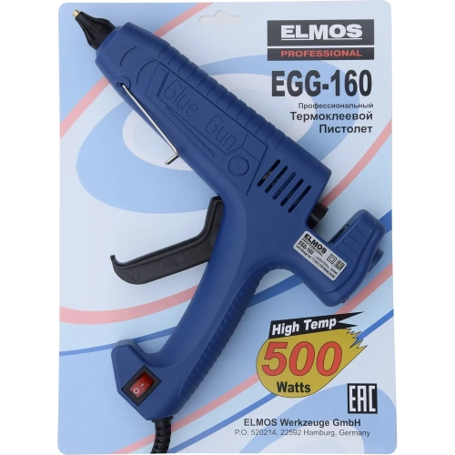 Термоклеевой пистолет Elmos EGG 160, d 11 mm, 500 W e70 591 фото 6 Термоклеевой пистолет Elmos EGG 160, d 11 mm, 500 W e70 591 фото 6