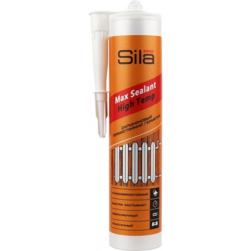 Sila PRO Max Sealant High Temp, Силиконовый Термостойкий Герметик, 280ml Sila PRO Max Sealant High Temp, Силиконовый Термостойкий Герметик, 280ml