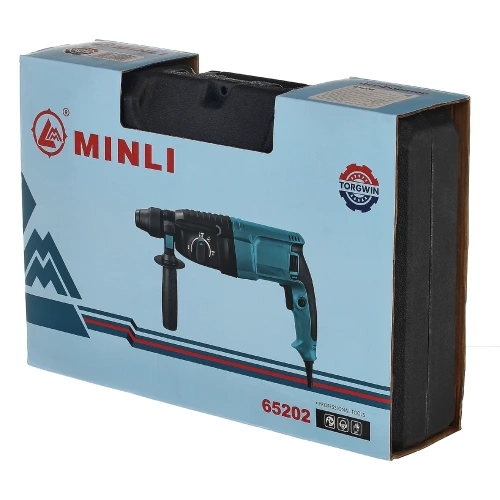 Перфоратор MINLI SDS PLUS 26мм. 800Вт / 65202 фото 3 Перфоратор MINLI SDS PLUS 26мм. 800Вт / 65202 фото 3