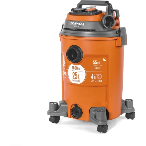Строительный пылесос  с шлангом DAEWOO 4 м DAVC 2516S фото 5