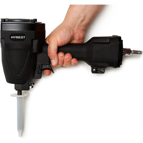 Пистолет монтажный Hybest для утеплителя BW120C, пневматический, тарельчатый дюбель гриб IN HBB120C фото 5