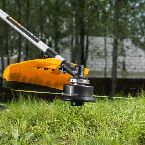 Триммер бензиновый DR-33S, 33 см3, разъемная штанга, состоит из 2 частей Denzel фото 21