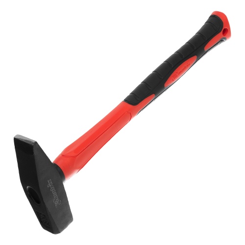 Молоток слесарный optimal, 600 г, фибергласовая обрезиненная рукоятка, квадратный боек Matrix Молоток слесарный optimal, 600 г, фибергласовая обрезиненная рукоятка, квадратный боек Matrix