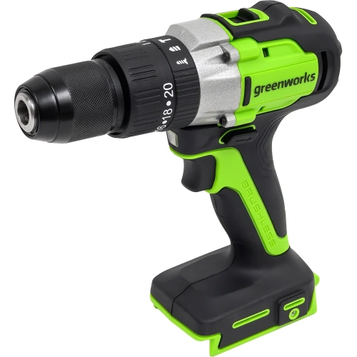 Ударная аккумуляторная дрель-шуруповерт Greenworks GD24DD60 3704107 фото 3 Ударная аккумуляторная дрель-шуруповерт Greenworks GD24DD60 3704107 фото 3