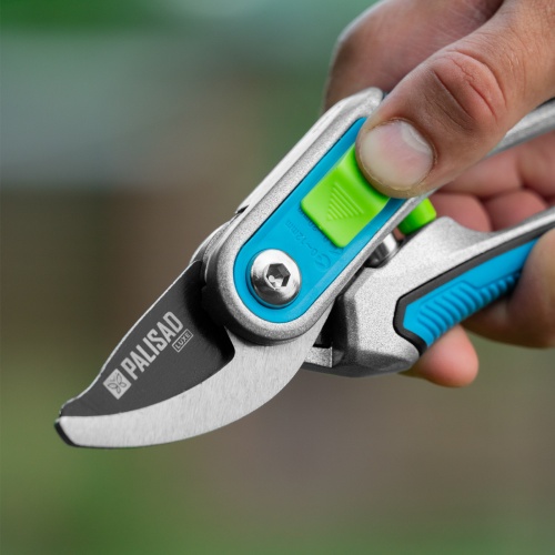 Секатор прямого реза, 215 мм, регулировка захвата, трехкомпонентные рукоятки, LUXE Palisad фото 10
