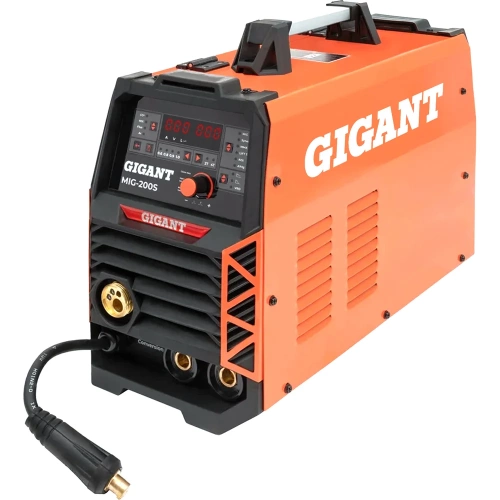 Сварочный полуавтомат - инвертор Gigant (200 А; EURO; синергия; ПВ 40%) MIG-200S Сварочный полуавтомат - инвертор Gigant (200 А; EURO; синергия; ПВ 40%) MIG-200S