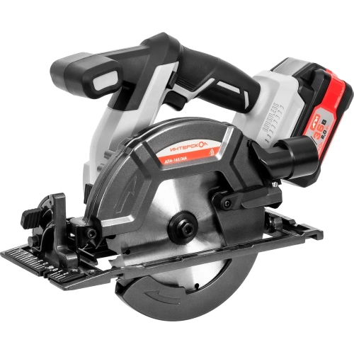 Аккумуляторная бесщеточная дисковая пила Интерскол ДПА-165/36В Li-ion АПИ (кейс, 2 аккум. 2,0Ач, ЗУ) 817.2.2.70 фото 3