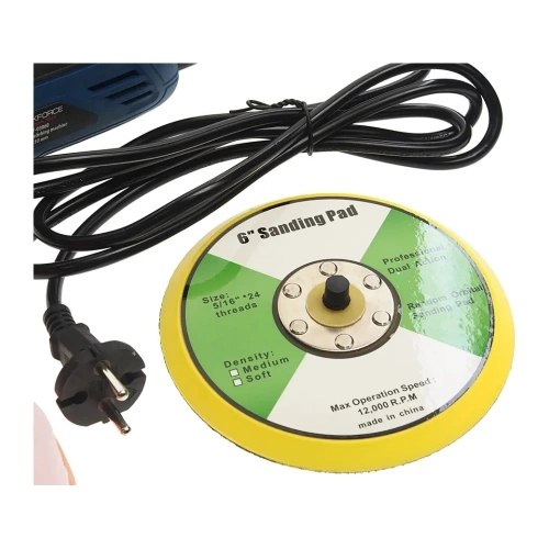 Полировальная машина Rockforce электрическая эксцентриковая 220V, 800W, 2000-6400 об/мин, диаметр круга-150мм RF-F-03060(2000-6400об)/(48765) фото 7 Полировальная машина Rockforce электрическая эксцентриковая 220V, 800W, 2000-6400 об/мин, диаметр круга-150мм RF-F-03060(2000-6400об)/(48765) фото 7