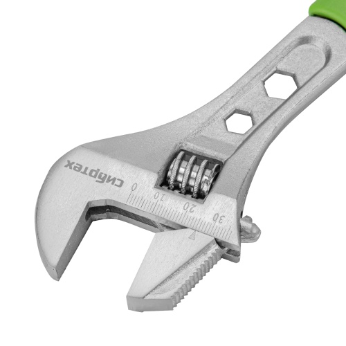 Ключ разводной, 250мм, переставная губка, 2 - х комп.рукоятка Сибртех фото 5