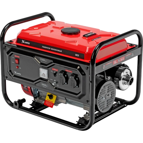 Генератор бензиновый MTX RS-4000, 3,3 кВт, 230В, ручной стартер 946115 фото 9