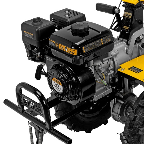 Мотоблок DPT-370X, 7 л.с, дисковое сцепление, ширина 90 см, глубина 35 см, фрез 3 х 4, ВОМ, передачи 3В/1Н Denzel фото 5