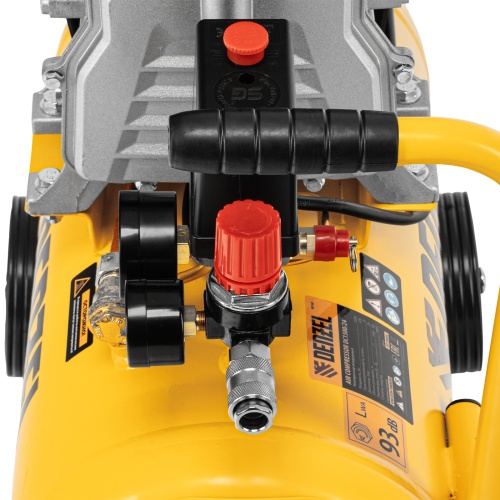 Компрессор воздушный DC1500/24, прямой привод, 1.5 кВт, 24 литра, 220 л/мин Denzel фото 22