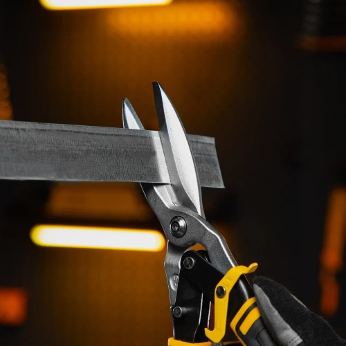 Ножницы по металлу Denzel 315мм, прямой проходной рез, сталь-CrMo, трехкомп.рук-ки 78373 фото 7 Ножницы по металлу Denzel 315мм, прямой проходной рез, сталь-CrMo, трехкомп.рук-ки 78373 фото 7