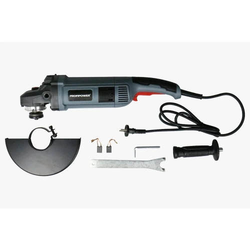 Сетевая УШМ Profipower (болгарка) PGS-2500 (2500Вт, 230мм, 6500об/мин, 3 положения рукоятки, коробка) E0278 фото 5