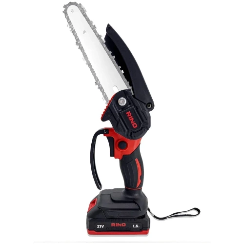 Пила аккумуляторная цепная щеточная RINO 6 дюймов 21В АКБ1.5Ач CHS1-1 фото 3