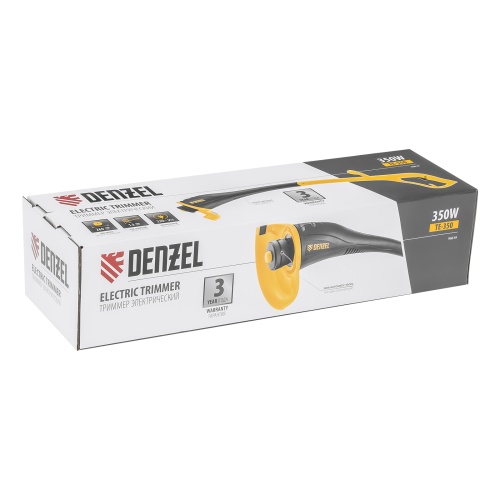 Триммер электрический TE-350, 350 Вт, 260 мм, катушка полуавтомат Denzel фото 5