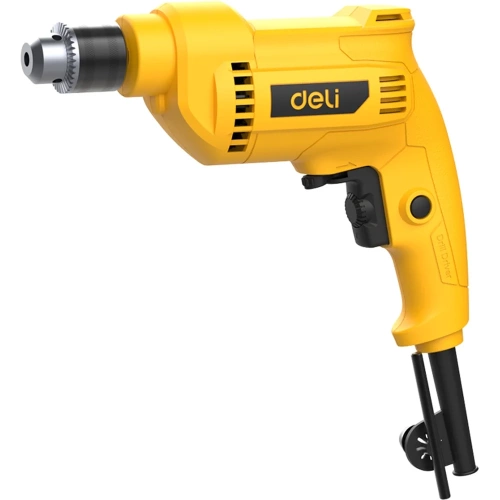 Дрель сетевая DELI 500Вт DL-DZ10-E3 (ключевой патрон 10мм, 3300 об/мин, картон) 202427 фото 5