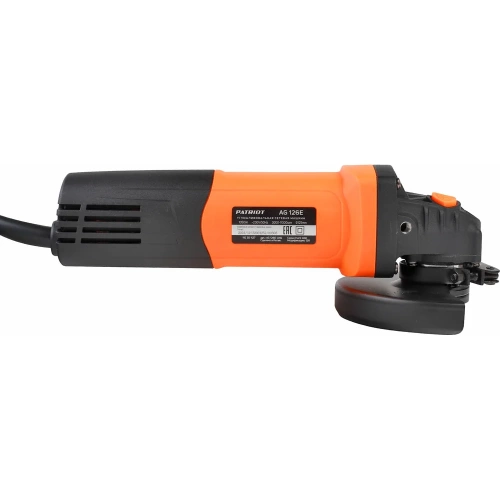 Углошлифовальная машина (УШМ) PATRIOT AG 126E тонкий корпус, пылезащищенная, диск 125 мм 110301127 фото 4 Углошлифовальная машина (УШМ) PATRIOT AG 126E тонкий корпус, пылезащищенная, диск 125 мм 110301127 фото 4